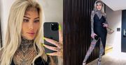 "Najbardziej wytatuowana kobieta w Wielkiej Brytanii" przykryła tatuażami 95 proc. ciała. Jak wyglądała przed zmianami? (FOTO)