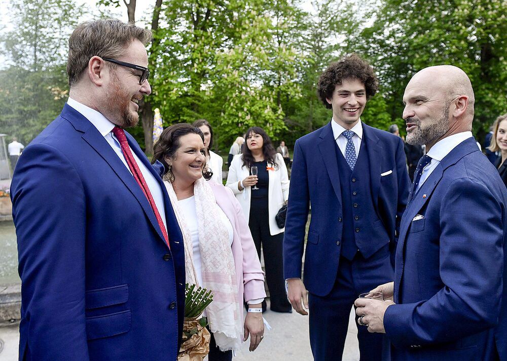 Jan Lubomirski z synem Jeremim