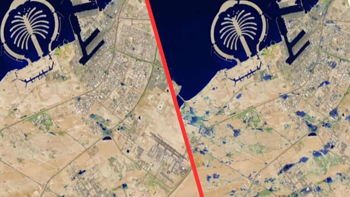 Tak po ulewie wygląda Dubaj.