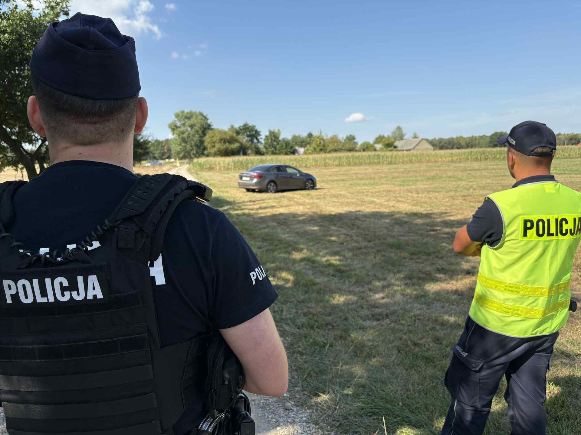 Osiny. To tu spadł nieznany obiekt