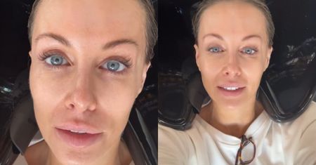 Małgorzata Rozenek-Majdan nadaje z salonu fryzjerskiego, prezentując naturalne oblicze