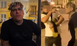 Popek wdał się w awanturę i UDERZYŁ młodego mężczyznę w środku nocy na wrocławskim rynku (WIDEO)