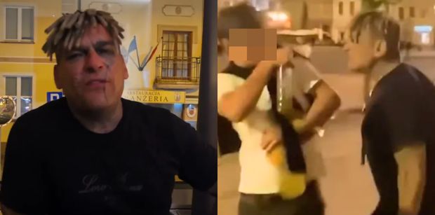 Popek wdał się w awanturę i UDERZYŁ młodego mężczyznę w środku nocy na wrocławskim rynku (WIDEO)