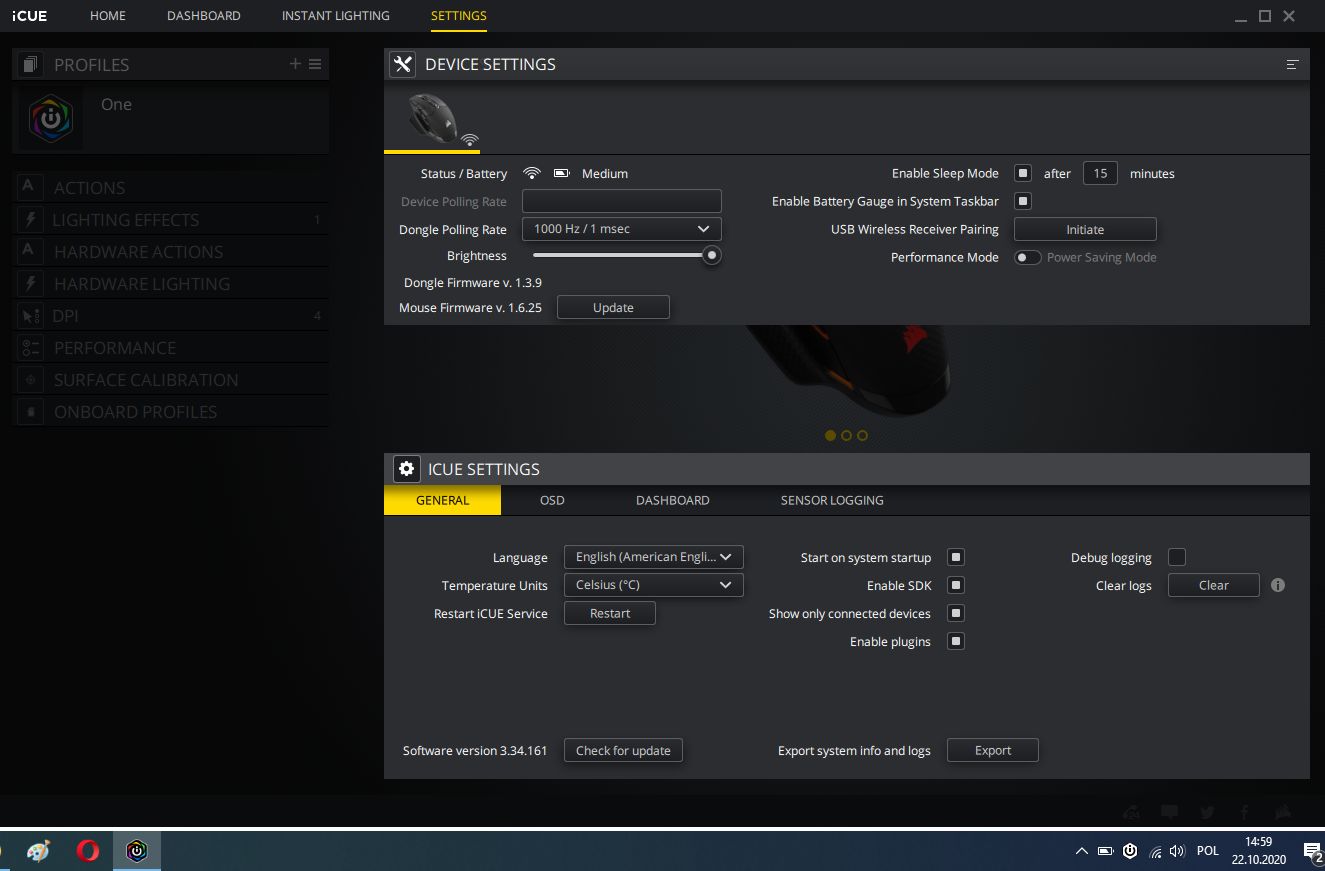 Corsair Dark Core RGB Pro SE. Test bezprzewodowej myszy z ładowaniem indukcyjnym 10