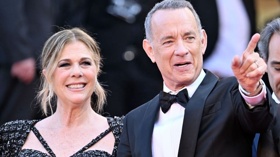 Tom Hanks z żoną Ritą na festiwalu w Cannes