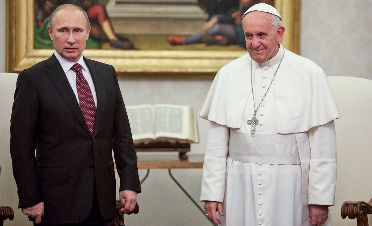 Wciąż nie wiadomo, czy Władimir Putin spotka się z papieżem Franciszkiem 
