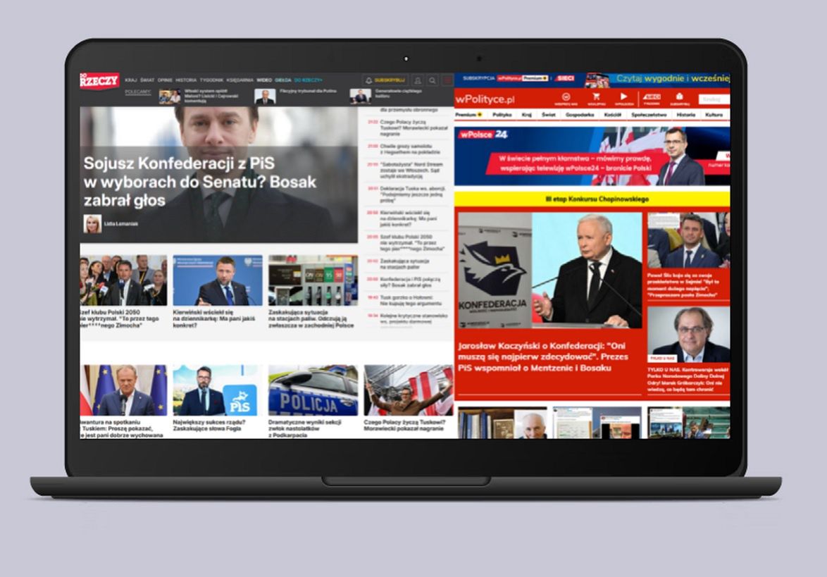 Dwa tygodniki na czele prawicy w internecie. Niezależna przed wPolityce