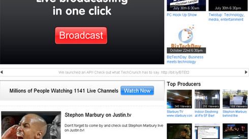 Justin.tv chce zarabiać dzięki transmisjom na żywo 1