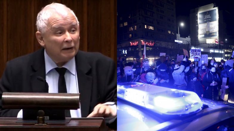 Jarosław Kaczyński kolejny raz grzmi z sejmowej mównicy