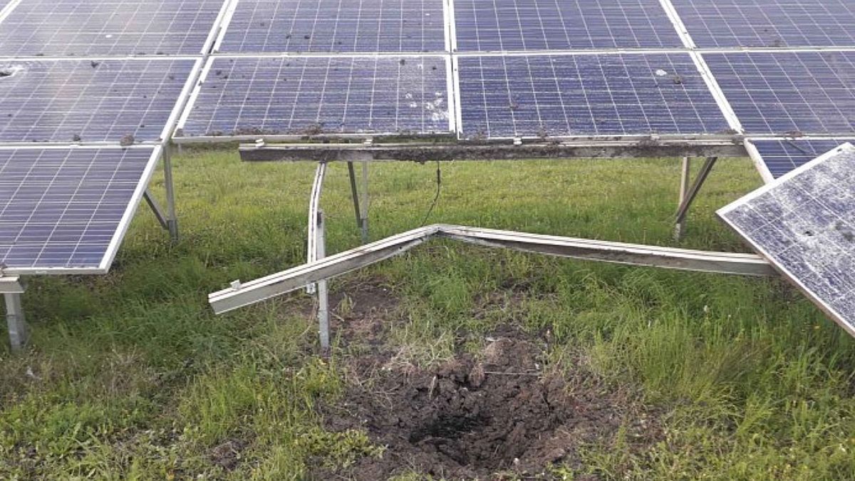 Ukraińcy odzyskali farmę fotowoltaiczną