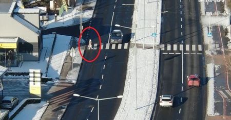 Ponad 70 mandatów w jeden dzień. Policja łapie kierowców za pomocą drona
