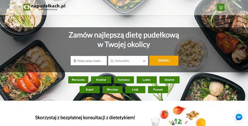 porównywarka cateringów dietetycznych napudelkach.pl