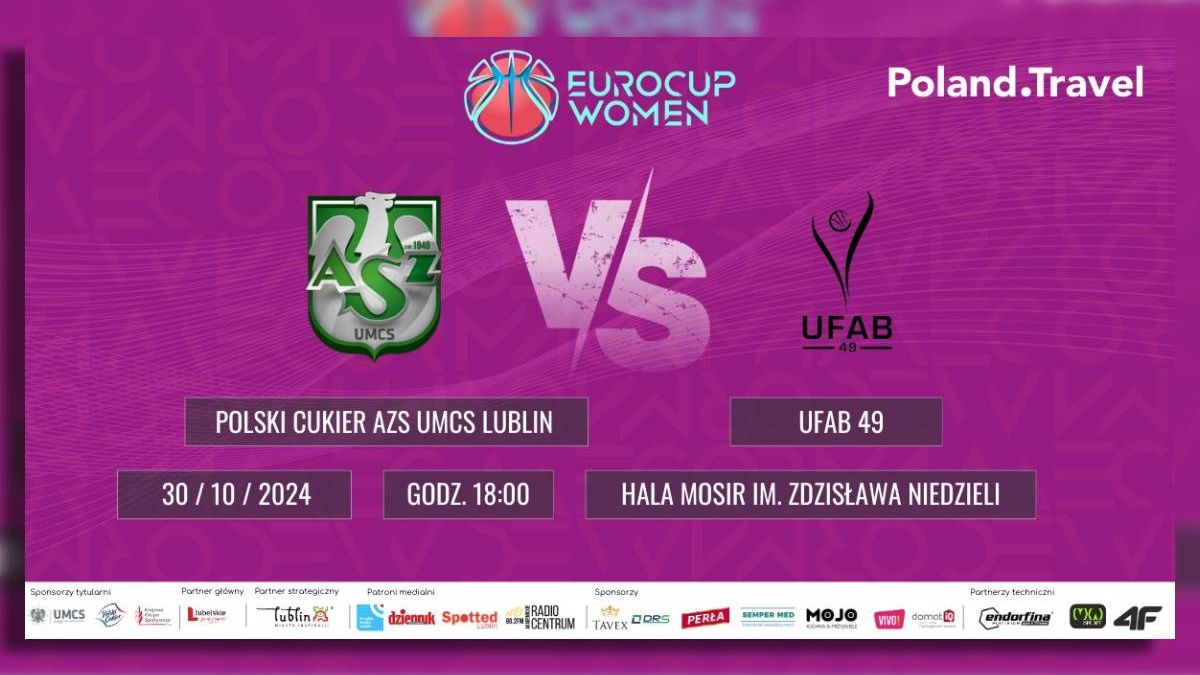 grafika EuroCup Women: Polski Cukier AZS UMCS Lublin - UFAB 49