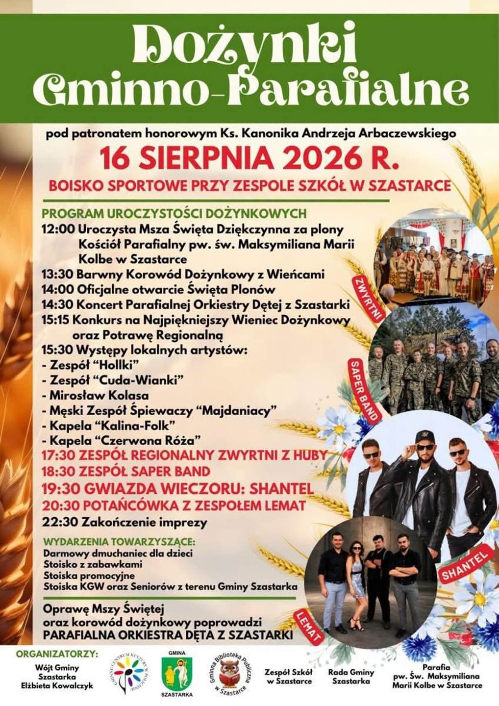 Dożynki w Szastarce 2026