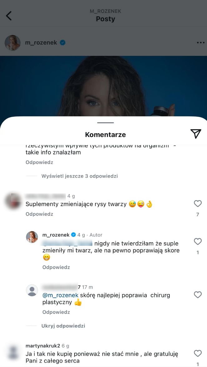 Małgorzata Rozenek kłóci się z fankami