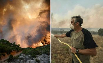 Ogień szaleje we Francji. Objął powierzchnię większą niż Paryż