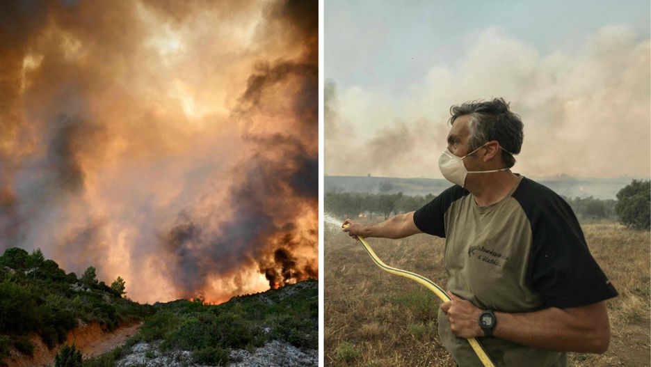 Ogromny pożar we Francji