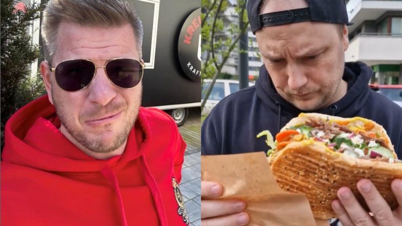 MrKryha zjadł kebaba u Filipa Chajzera. Youtuber narzeka na brak ważenia mięsa i nie tylko: "DRAMAT" (WIDEO)