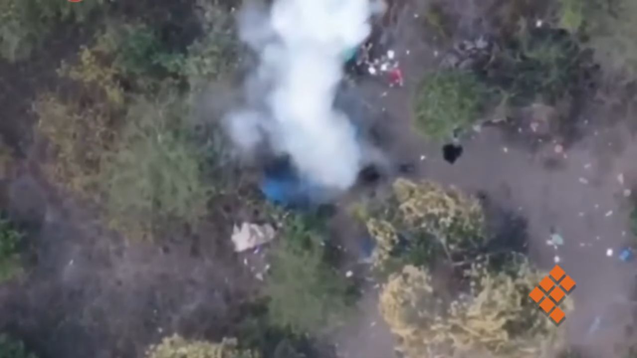 Dron bombardujący w użyciu kartelu narkotykowego