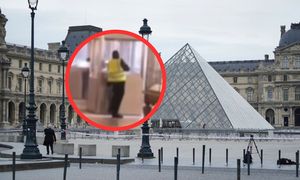 Nagranie z Luwru. Mieli kamizelki. Jedną z nich znaleziono.