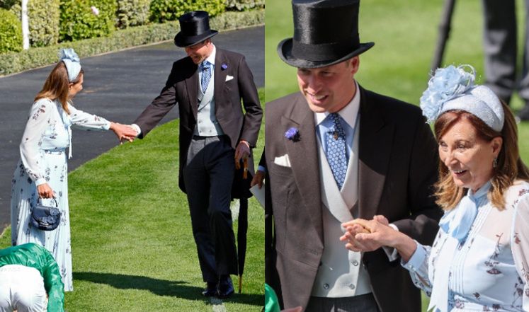 Prince William steps in to aid Carole Middleton at Royal Ascot