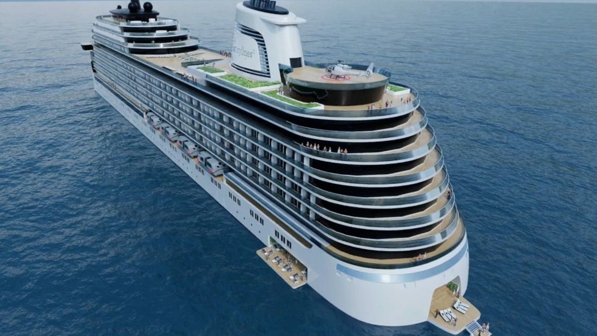 Statek MV Narrative - wizualizacja