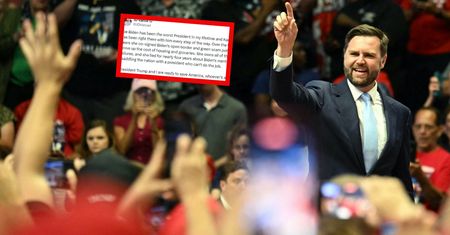 J.D. Vance skomentował decyzję Bidena. Uderzył też w Harris
