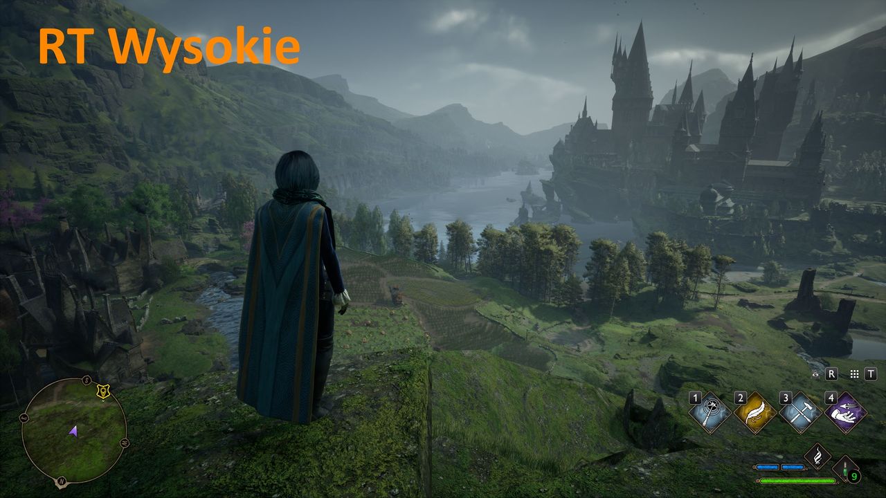 Hogwarts Legacy - RT cienie - ustawienia wysokie