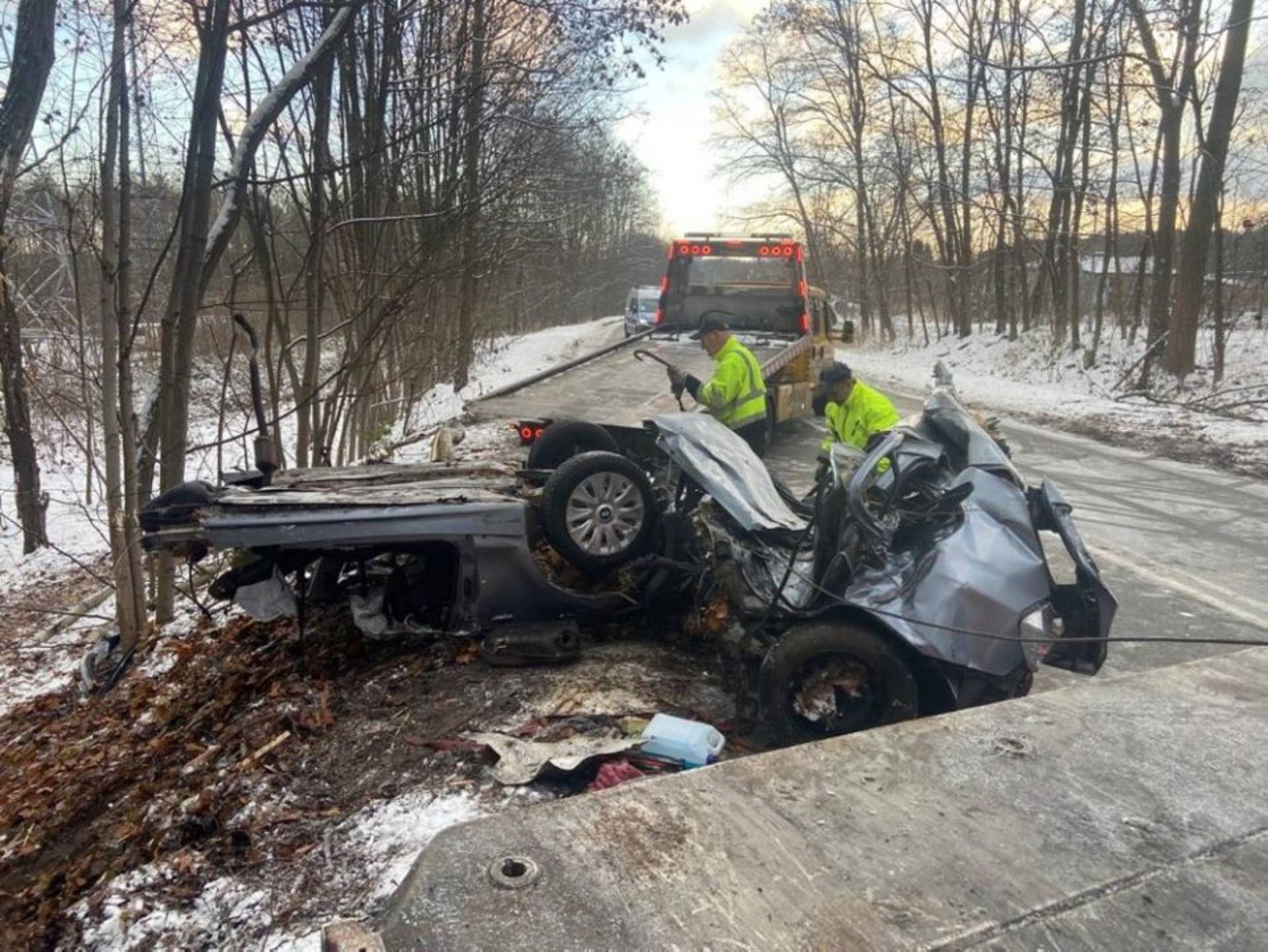 Wypadek BMW w Zielonej Górze