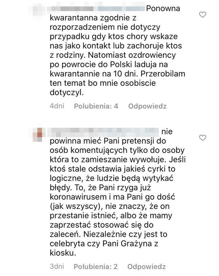 Barbara Kurdej-Szatan nie odbyła kwarantanny?