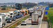 Dolnośląskie: Pożar na autostradzie A4. Korek się powiększa