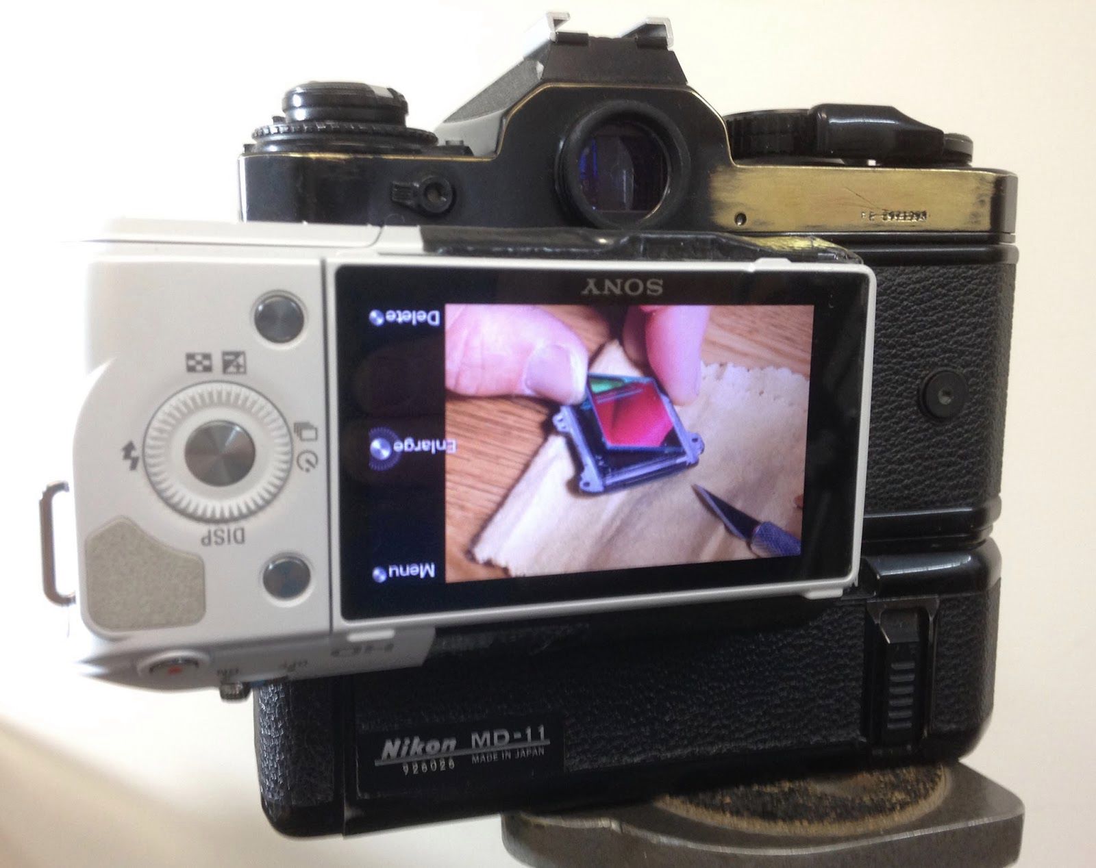 Sony NEX-3 jako cyfrowa przystawka do Nikona na klisze. Ten Frankenstein naprawdę działa 4