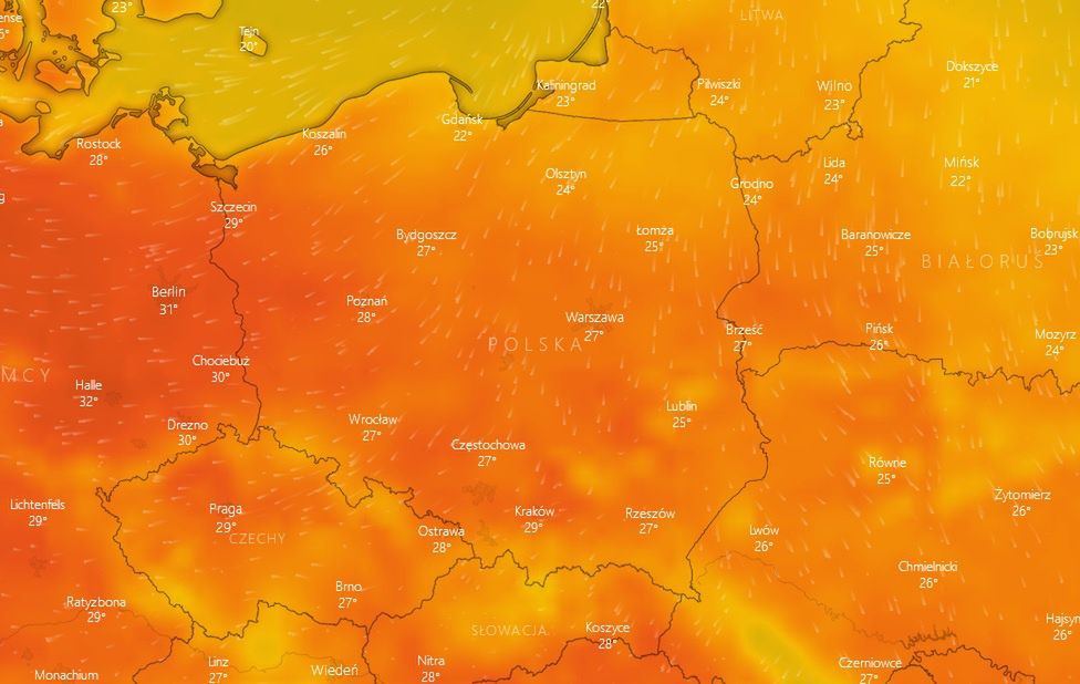 Pogoda na 11 sierpnia. IMGW ostrzega przed upałami i burzami