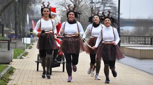 Malbork: Mikołajkowy parkrun. To była 259. odsłona spotkania na bulwarze