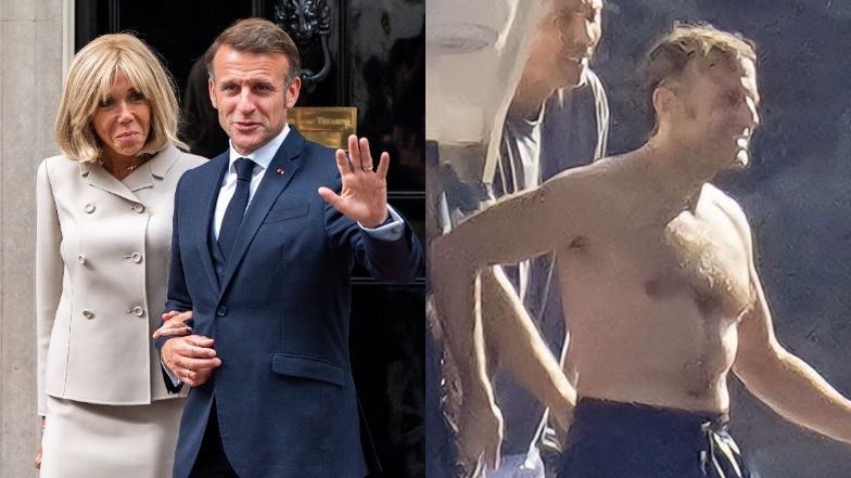 Emmanuel Macron korzysta z życia na jachcie