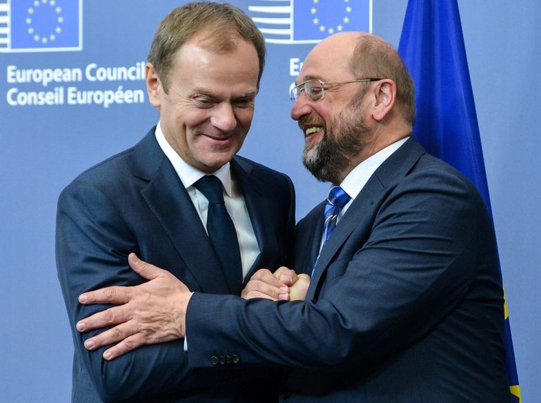 Donald Tusk szefem Rady Europejskiej. Owocne spotkanie z Martinem Schulzem