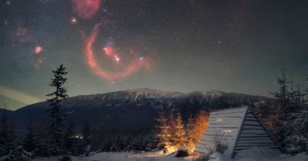 Zdjęcie nieba nad Babią Górą wyróżnione przez NASA. Sukces Polaka