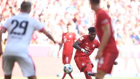 Bundesliga: Bayern - Mainz. David Alaba genialnie uderzył z rzutu wolnego. Austriak trenował z Robertem Lewandowskim