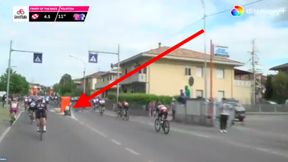 Poważna kraksa na Giro d'Italia. Ucierpiał jeden z faworytów wyścigu [WIDEO]