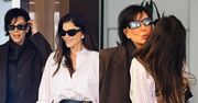 Pojedynek na gładkie twarze: naciągnięte Kris Jenner i Lauren Sanchez cmokają się po spotkaniu biznesowym. DZIELI JE 14 LAT RÓŻNICY