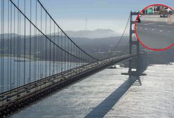Naga kobieta otworzyła ogień. Strach na moście z San Francisco