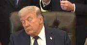 Trump znów przyłapany. Spójrzcie na oczy. Piszą, co robi nocami