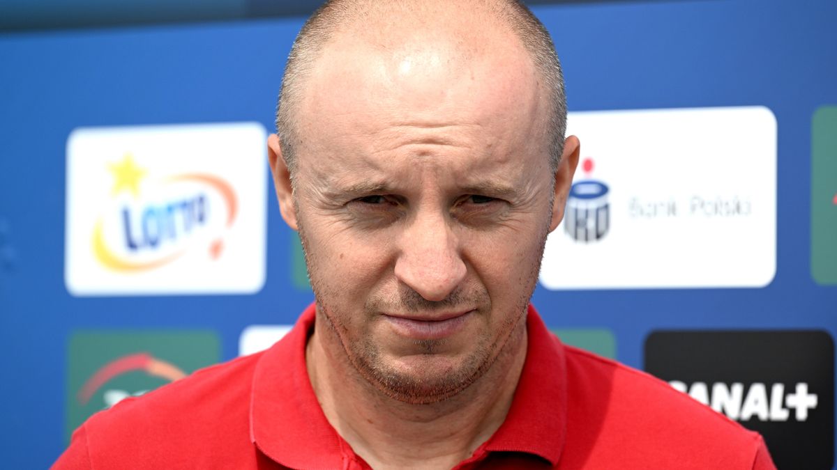 Trener Piasta Gliwice Aleksandar Vuković