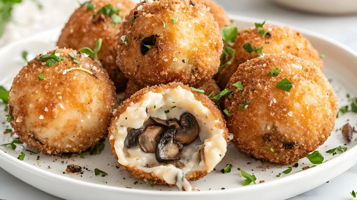 Arancini z borowikami to pomysł na smaczną włoską przekąskę