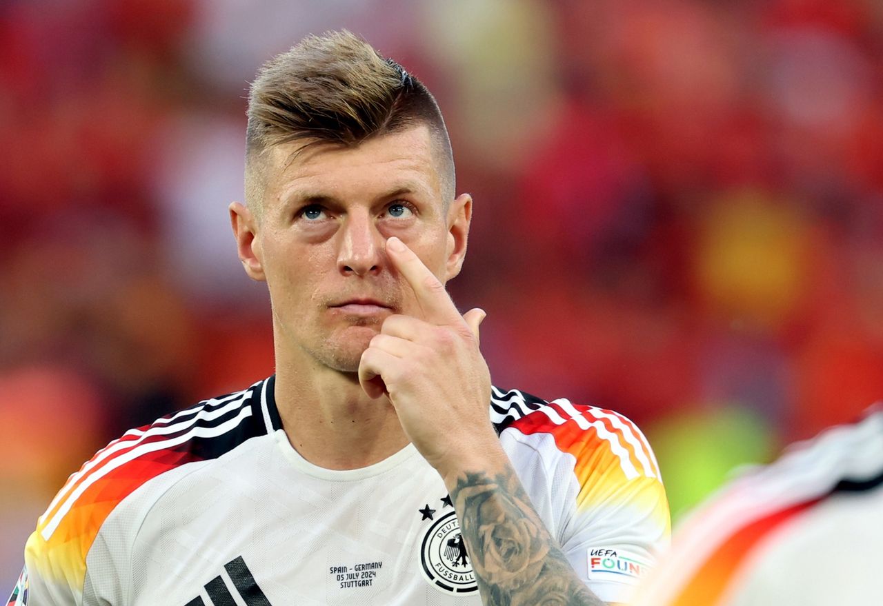 Toni Kroos in the Euro 2024 match against Spain