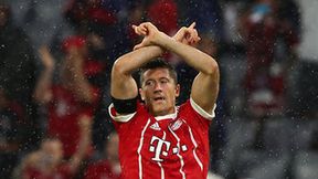 Potężna ulewa, świętujący Lewandowski. Zdjęcia z meczu Bayern - Bayer (3:1)