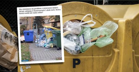 Śmieci dosłownie wylewają się z kontenerów. Wielki problem polskiego miasta