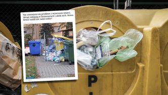 Śmieci dosłownie wylewają się z kontenerów. Wielki problem polskiego miasta