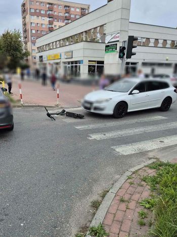13-latek na hulajnodze elektrycznej potrącony w Płocku. Trafił do szpitala!