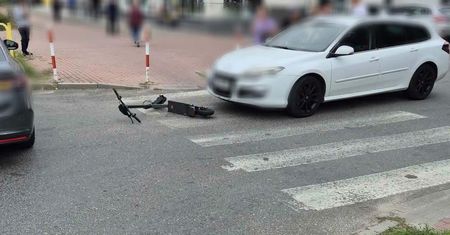 13-latek na hulajnodze elektrycznej potrącony w Płocku. Trafił do szpitala!